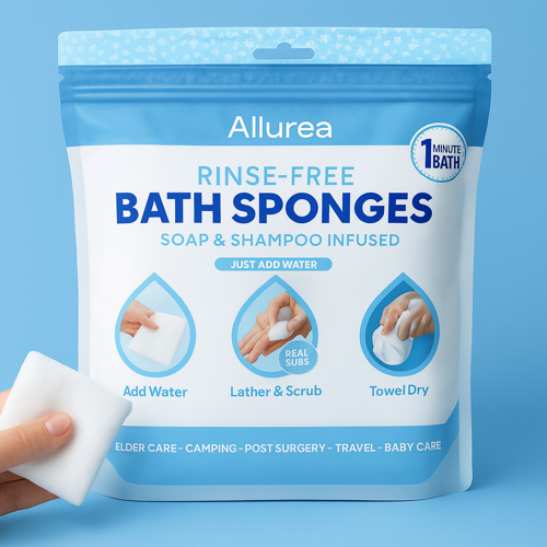 Allurea Disposable Bathing Wipes