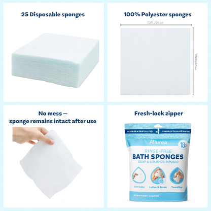 Allurea Disposable Bathing Wipes
